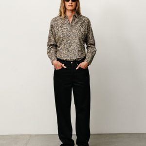 ANIMAL PRINT FLANNEL SHIRT