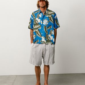 HAWAIIAN FLORAL SS SHIRT